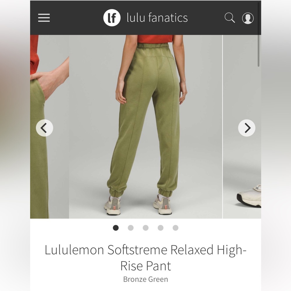 Lululemon Softstreme Relaxed High-Rise Pant